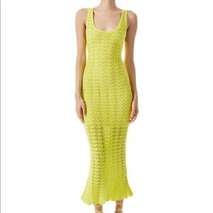 Alice and Olivia yellow pointelle maxi dress - sold out